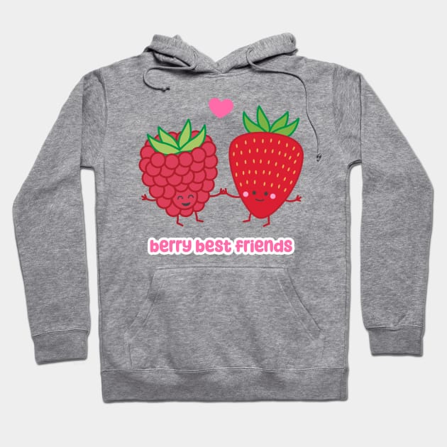 Berry Best Friends | by queenie's cards Hoodie by queenie's cards